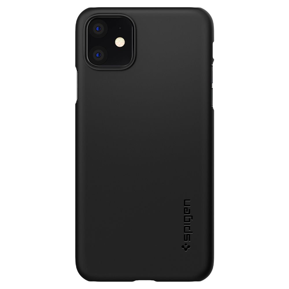 Spigen Thin Fit Backcover Θήκη για Apple iPhone 11 (Μαύρο)
