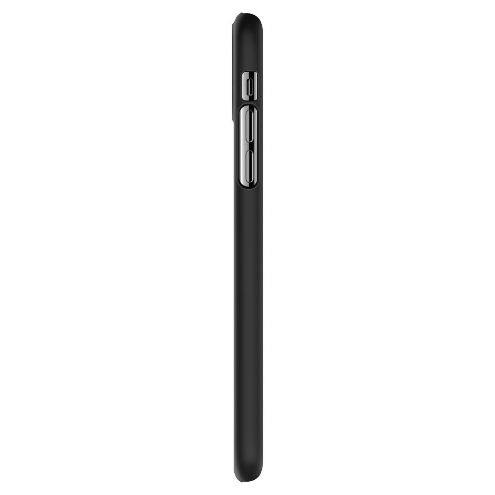 Spigen Thin Fit Backcover Θήκη για Apple iPhone 11 (Μαύρο)