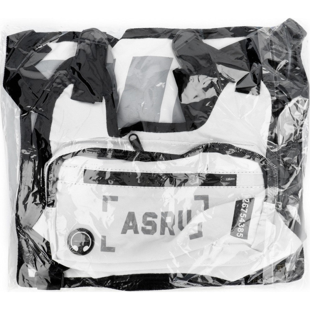 Sports Bag Αθλητική Τσάντα Τρεξίματος για το Στήθος με έξοδο ακουστικών 6.5" (Λευκό)