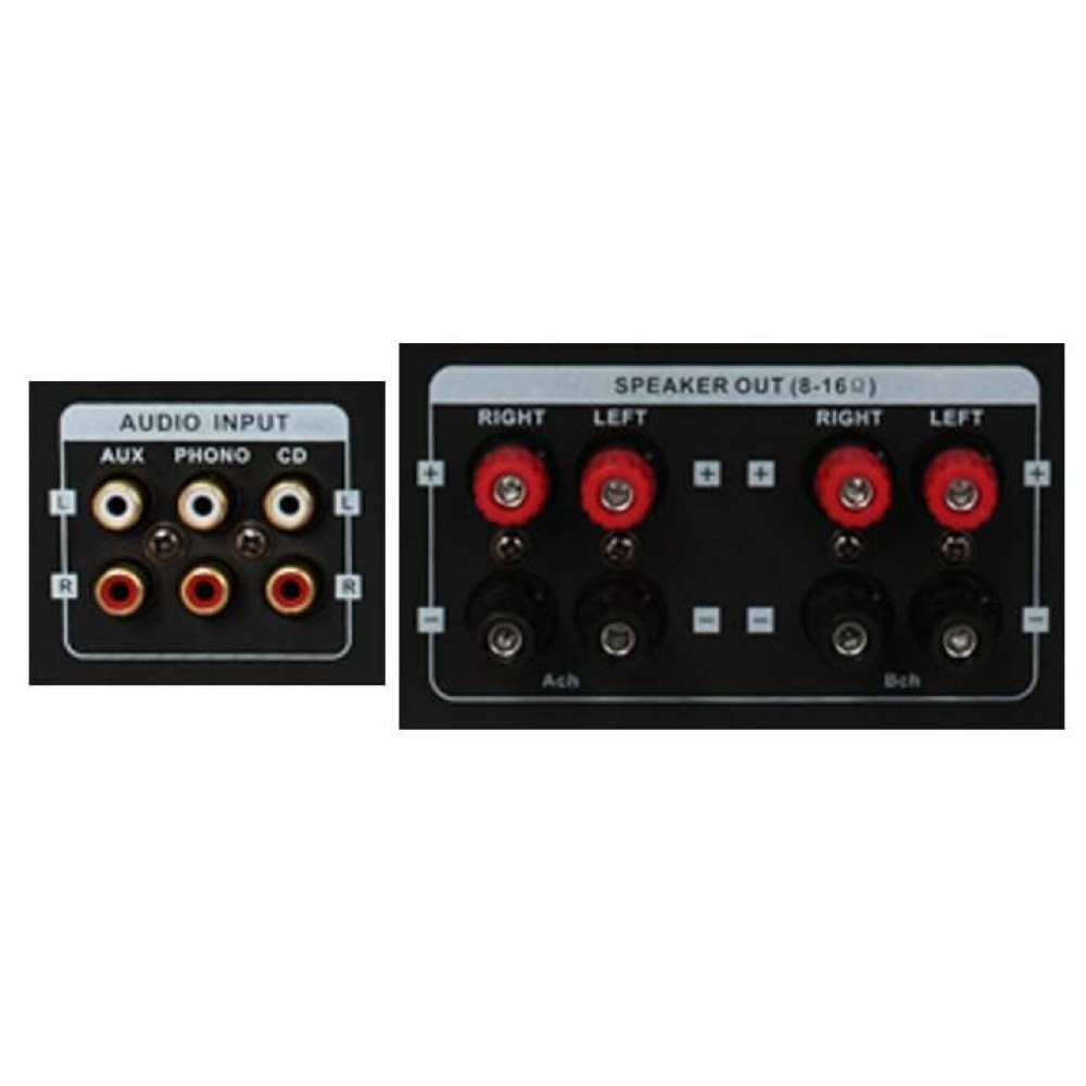 Στερεοφωνικός Ενισχυτής Hi Fi 2x100W RMS - Madison MAD1305 (Μαύρος)