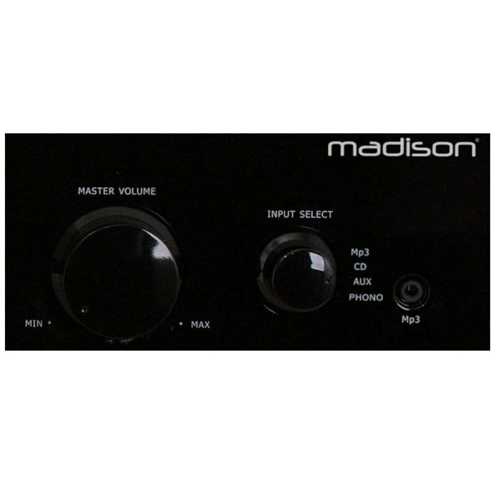 Στερεοφωνικός Ενισχυτής Hi Fi 2x100W RMS - Madison MAD1305 (Μαύρος)