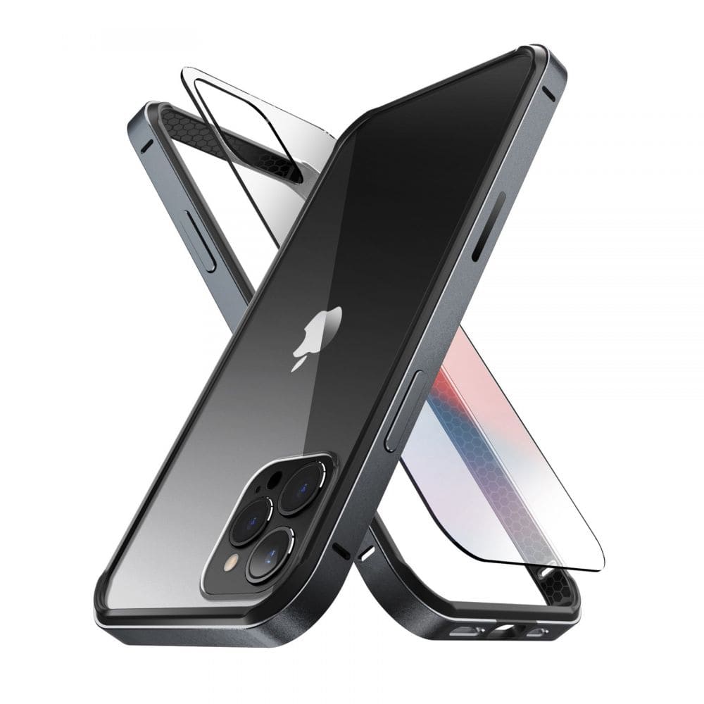 Supcase UB Edge Pro Ανθεκτική Θήκη για iPhone 12 / 12 Pro (Μαύρο)