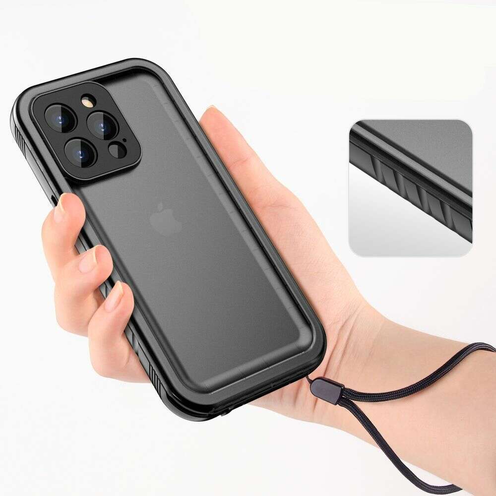 Tech-Protect Shellbox IP68 Back Cover Αδιάβροχη Θήκη για Apple iPhone 14 Pro Max (Μαύρο)