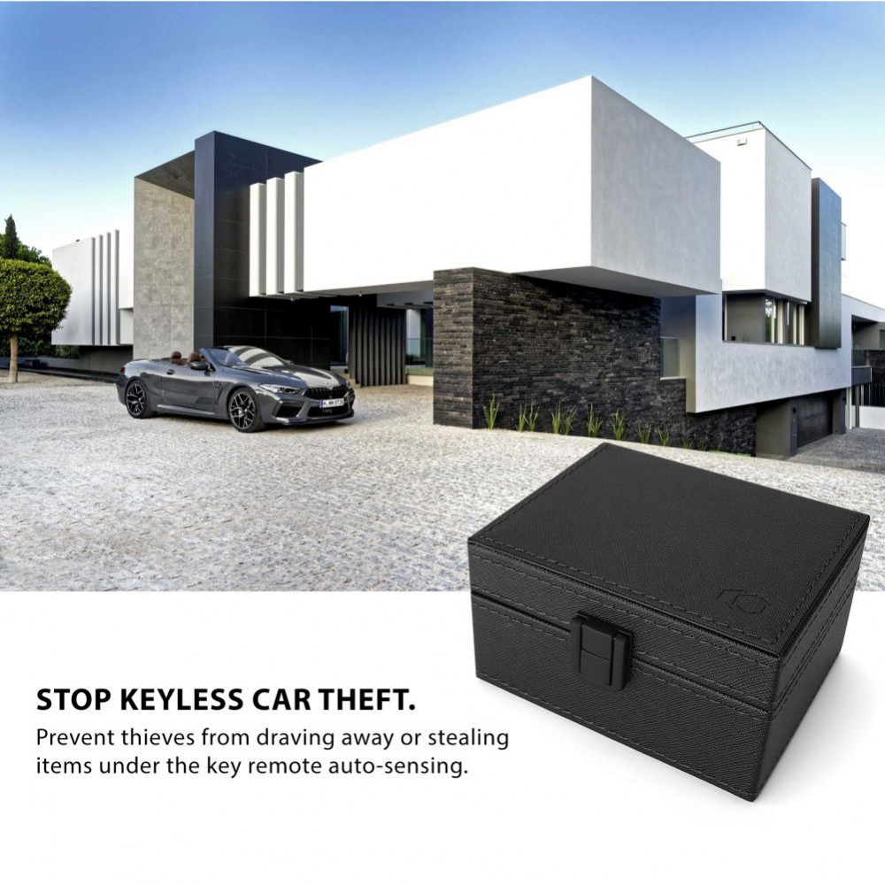 Tech-Protect Faraday Αντικλεπτική Θήκη Προστασίας Κλειδιών V3 Keyless RFID Signal Blocker Case (Μαύρο)
