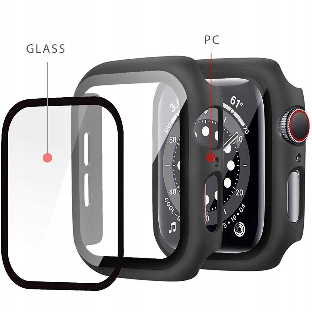 Tech Protect Defense360 Προστατευτική Θήκη PC μαζί με Tempered Glass για Apple Watch Ultra 49mm (Διάφανο)