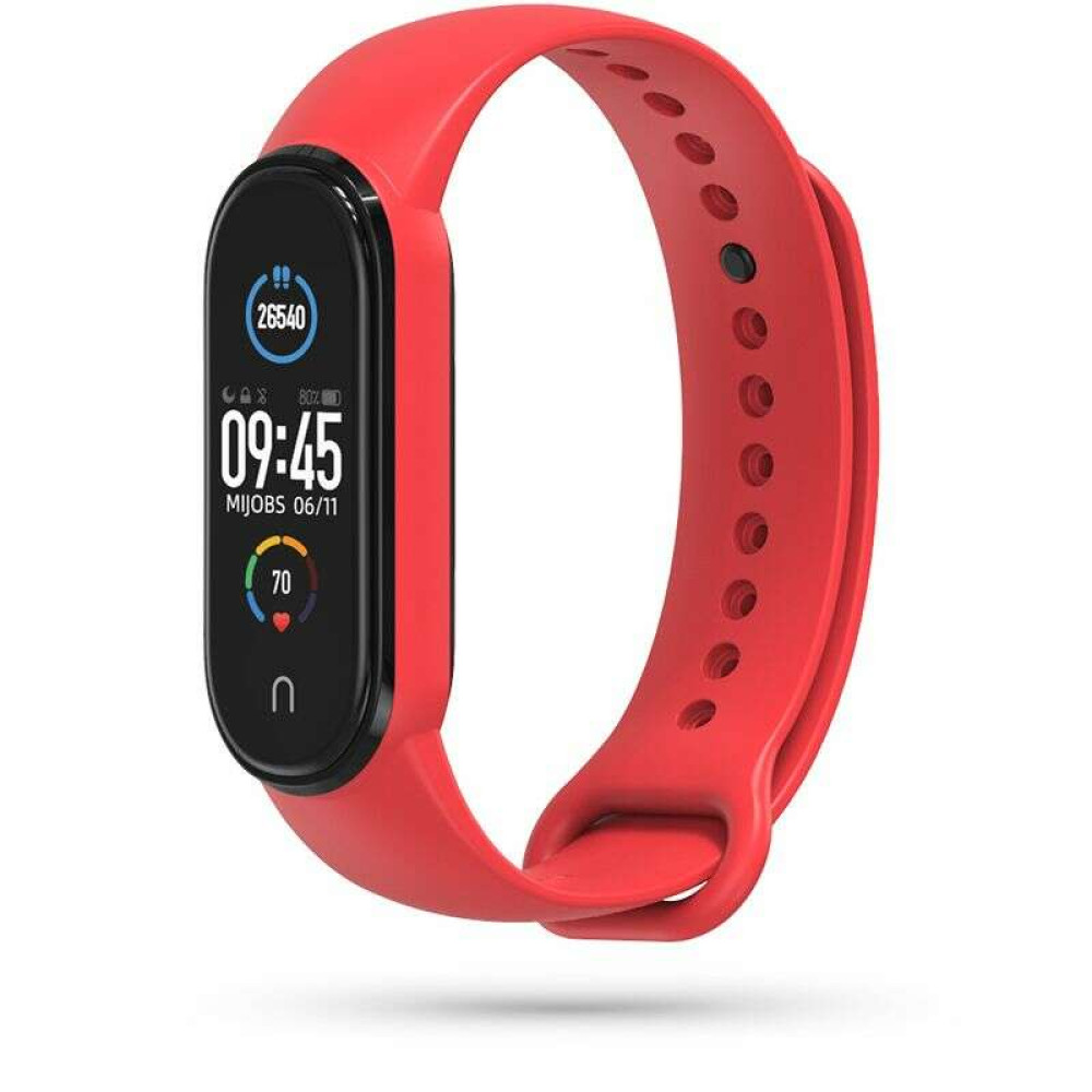 Tech-Protect Iconband λουράκι σιλικόνης για Xiaomi Mi Smart Band 5/6/6 NFC (Κόκκινο)