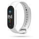 Tech-Protect Iconband λουράκι σιλικόνης για Xiaomi Mi Smart Band 5/6/7/NFC (Λευκό)