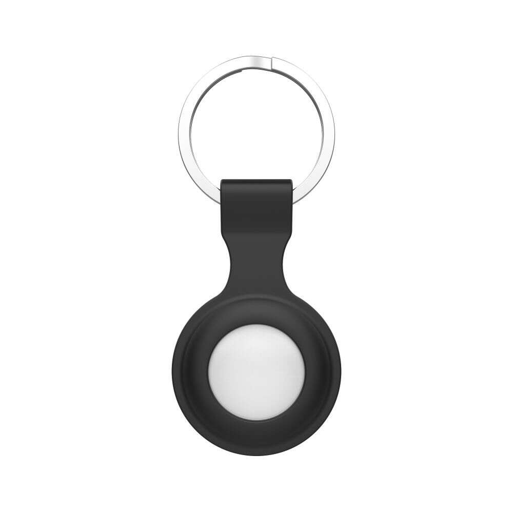 Tech-Protect Icon Θήκη Σιλικόνης για Airtag με Κρίκο (Μαύρο)