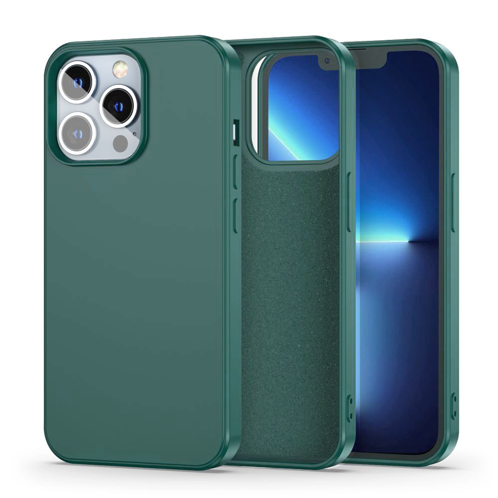 Tech Protect Icon Back Cover Θήκη Σιλικόνης για Apple iPhone 14 Pro (Military Green)