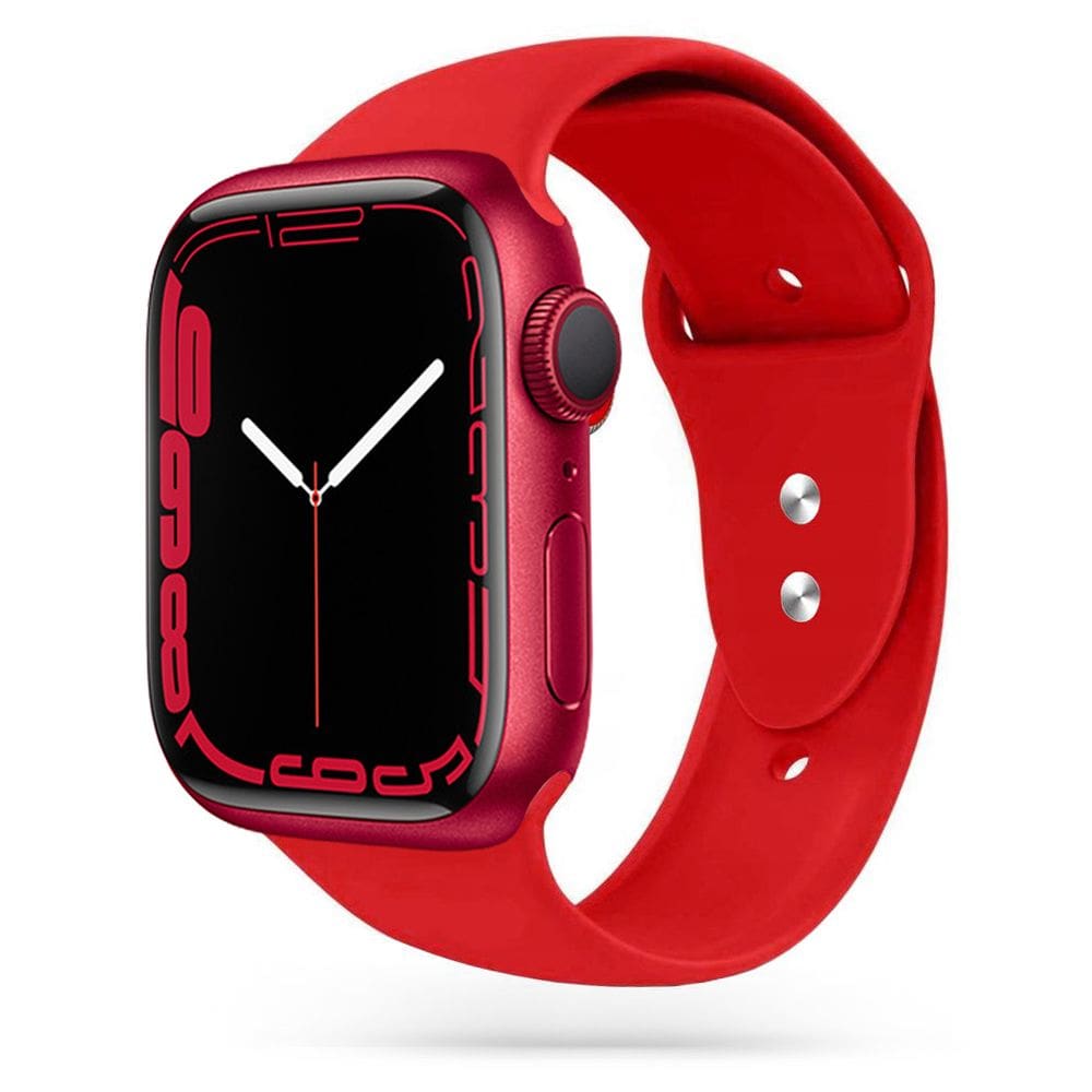 Tech-Protect Iconband λουράκι σιλικόνης για Apple Watch 42/44/45 mm (Κόκκινο)