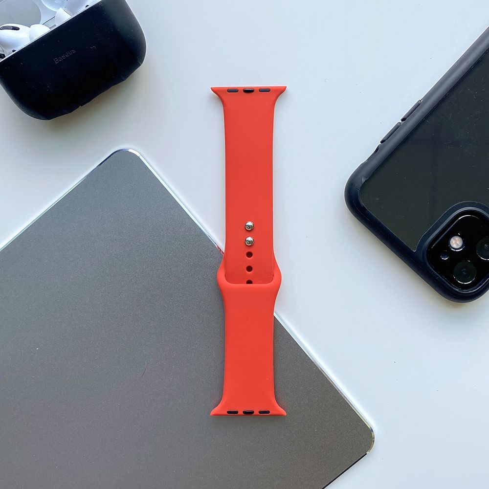 Tech-Protect Iconband λουράκι σιλικόνης για Apple Watch 42/44/45 mm (Κόκκινο)