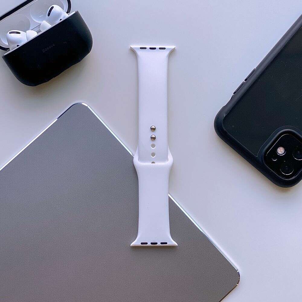 Tech-Protect Iconband λουράκι σιλικόνης για Apple Watch 38/40/41mm (Λευκό)