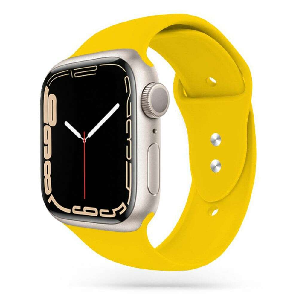 Tech-Protect Iconband λουράκι σιλικόνης για Apple Watch 42/44/45 mm (Κίτρινο)