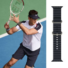 Tech-Protect Iconband Pro Λουράκι Σιλικόνης για Apple Watch 44/45/46/49mm (Μαύρο)