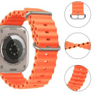 Tech-Protect Iconband Pro Λουράκι Σιλικόνης για Apple Watch 44/45/46/49mm (Πορτοκαλί)