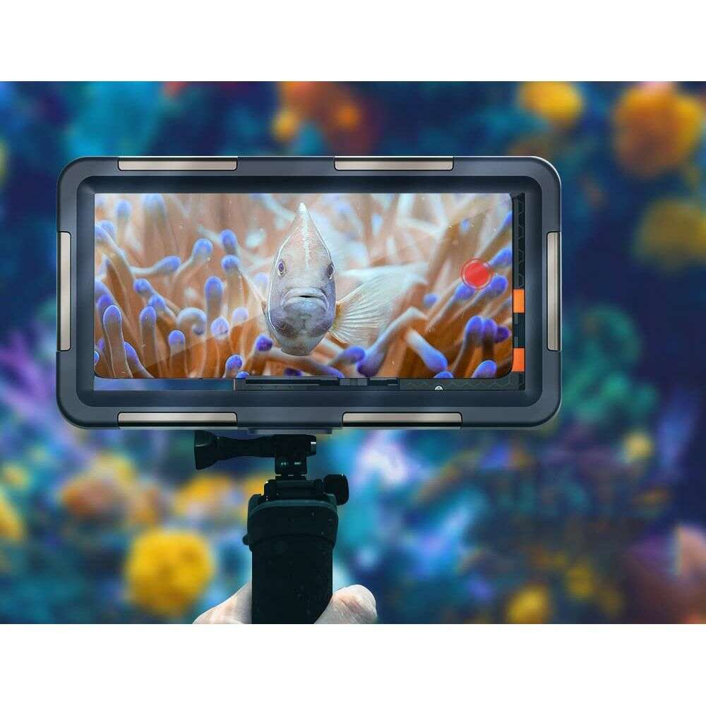 Tech-Protect Diving Waterproof Case Universal Αδιάβροχη Θήκη για Κινητά έως 6.7" για Καταδύσεις έως 15m - IPX8 (Μαύρο)