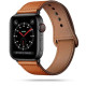 Tech-Protect LeatherFit δερμάτινο λουράκι για Apple Watch 42/44mm (Καφέ)