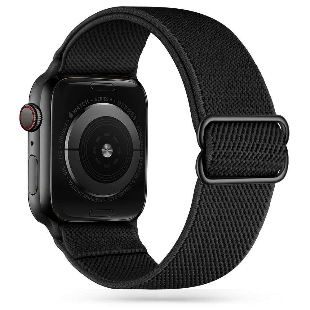 Tech-Protect Mellow Υφασμάτινο λουράκι για Apple Watch 42/44/45/49 mm (Mαύρο)