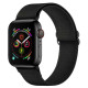 Tech-Protect Mellow Υφασμάτινο λουράκι για Apple Watch 42/44/45/49 mm (Mαύρο)