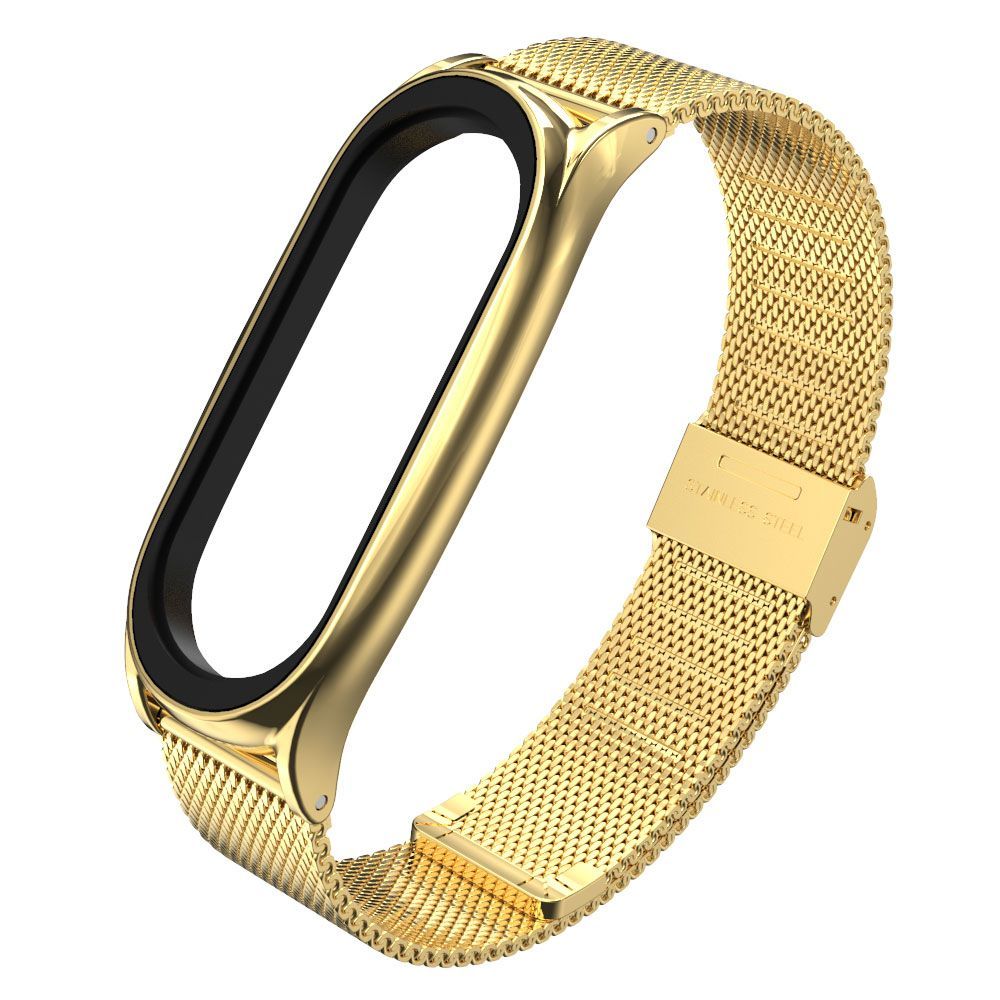 Tech-Protect Milanese Stainless Steel Watch Bracelet για Xiaomi Mi Band 5/6/6 nfc (Χρυσό)