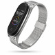 Tech-Protect Milanese Stainless Steel Watch Bracelet για Xiaomi Mi Band 5/6/6 nfc (Ασημί)