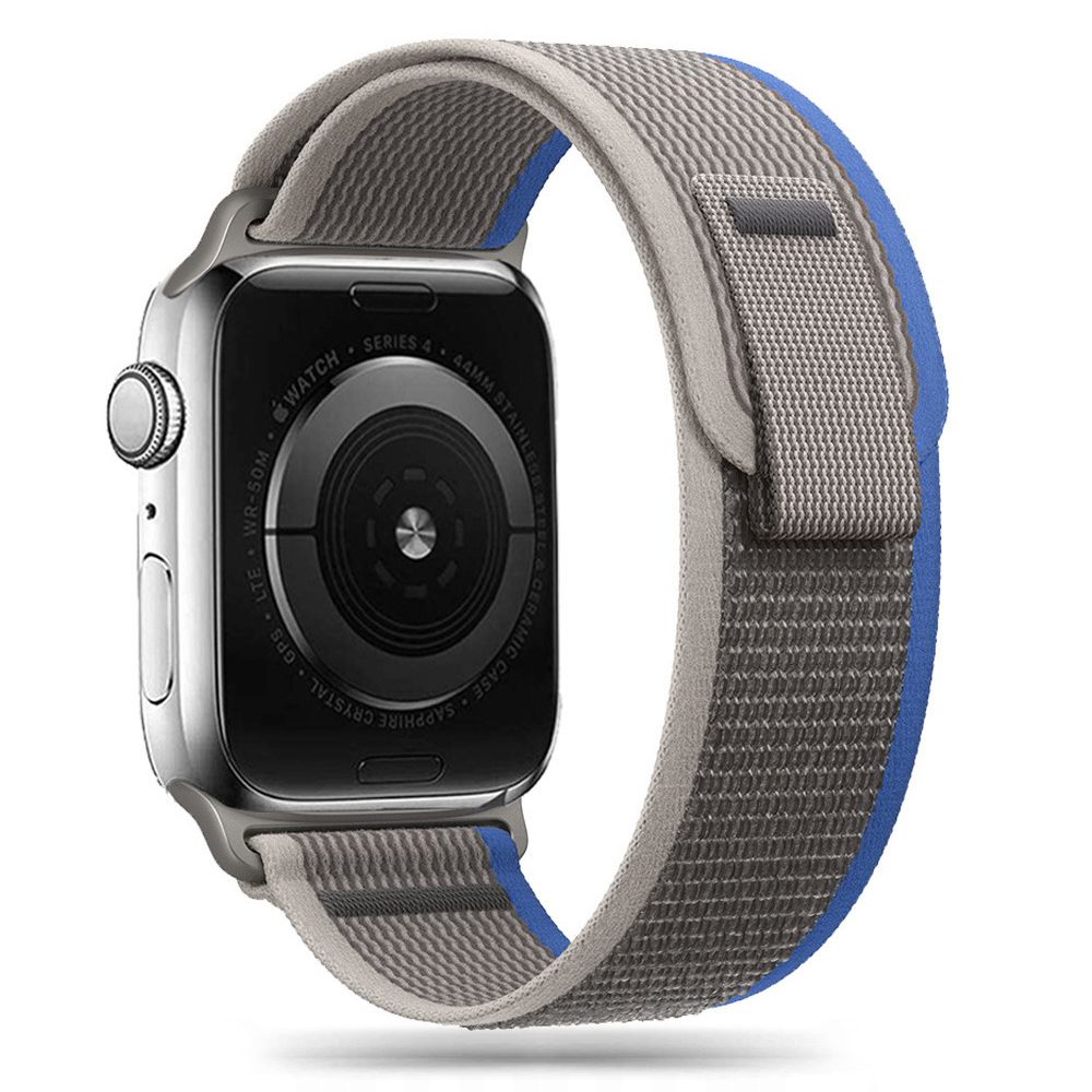 Tech-Protect Nylon λουράκι υφασμάτινο για Apple Watch 38/40/41mm (Grey-Blue)