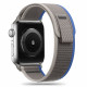 Tech-Protect Nylon λουράκι υφασμάτινο για Apple Watch 42/44/45/49mm (Grey-Blue)