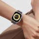 Tech-Protect Nylon λουράκι υφασμάτινο για Apple Watch 42/44/45/49mm (Black-Orange)