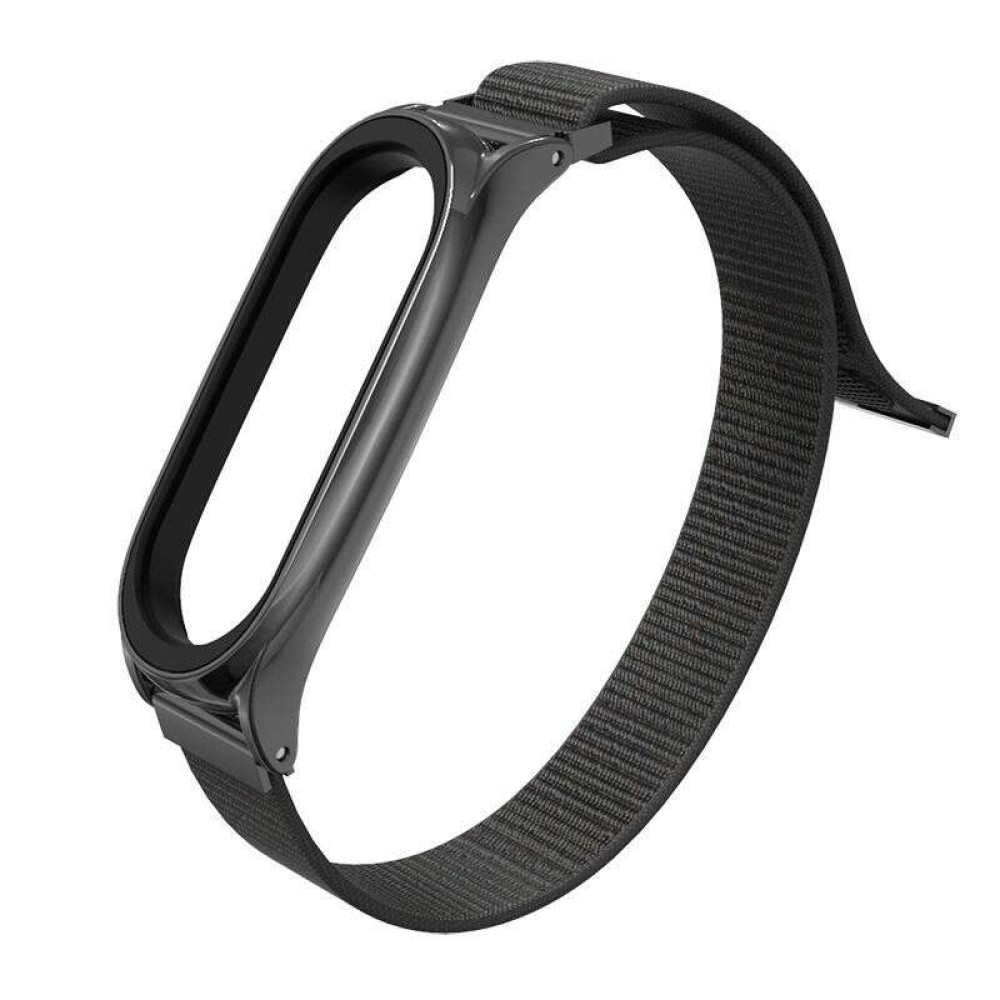 Tech-Protect Nylon λουράκι για Xiaomi Mi Smart Band 5/6 (Μαύρο)