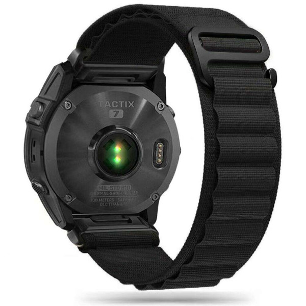 Tech-Protect Nylon Pro για Garmin Fenix 3 / 5X / 3HR / 5X PLUS / 6X / 6X PRO / 7X (Μαύρο)