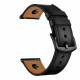 Tech-Protect Screwband Δερμάτινο Λουράκι για Samsung Galaxy Watch 4/5/5 Pro/6 40/42/44/45/46 mm (Μαύρο)