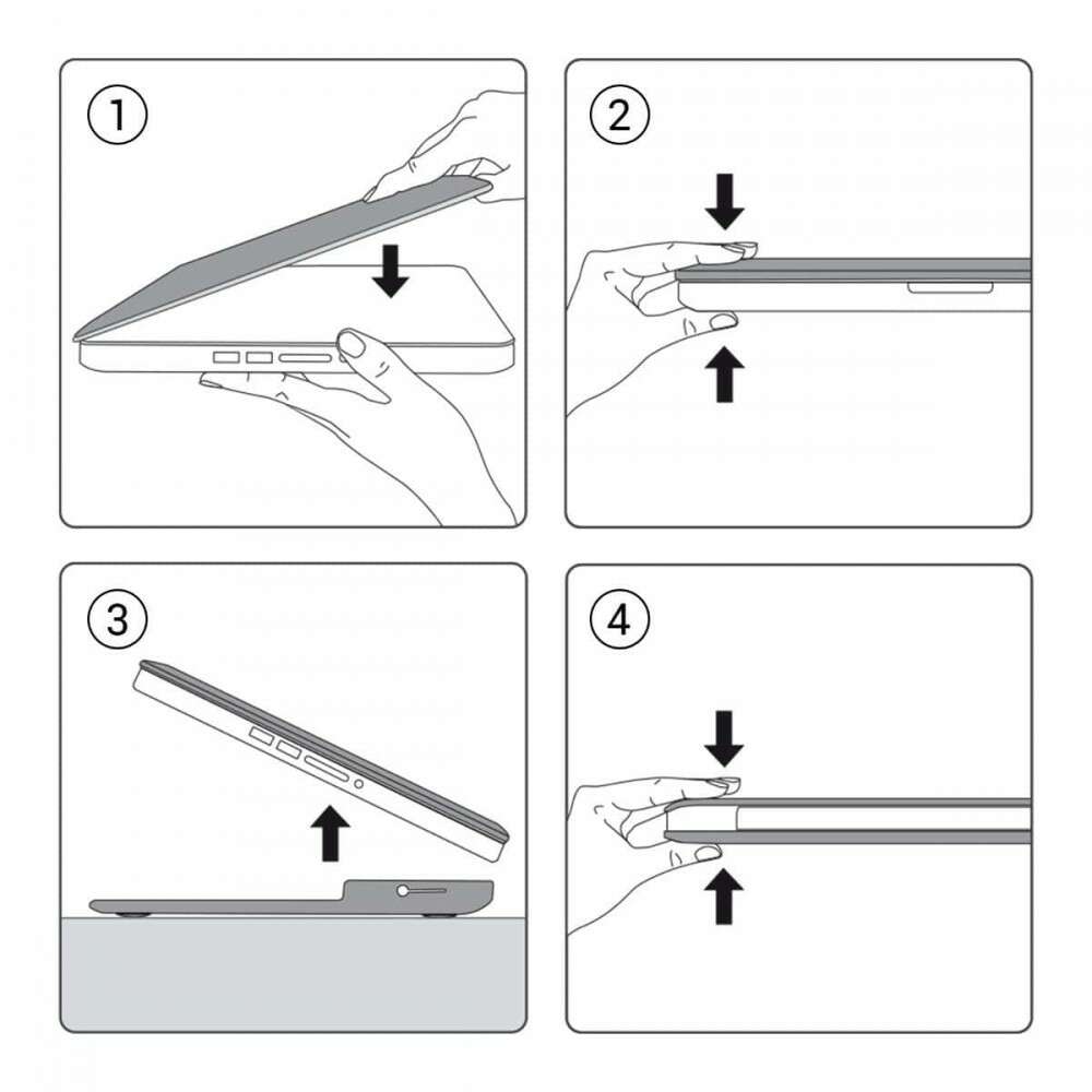 Tech-Protect Smartshell Macbook Air 13" 2018-2020 (Μαύρο Ματ)