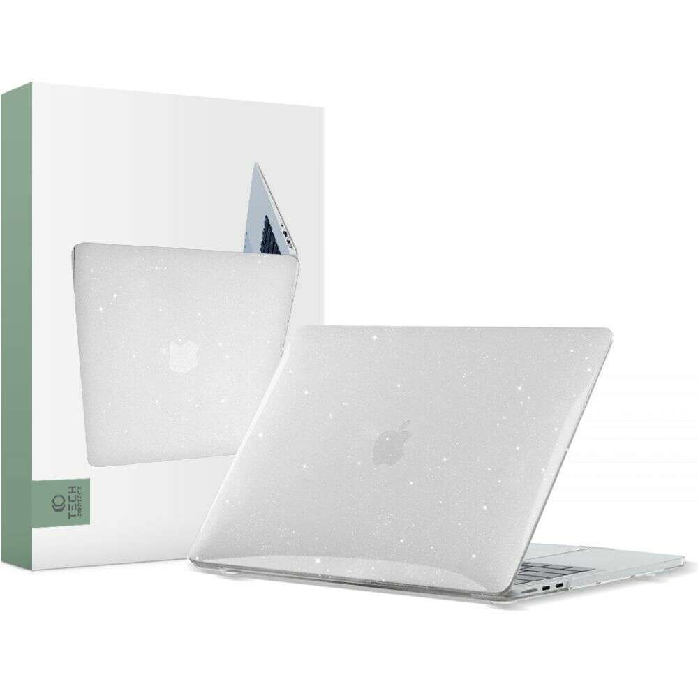 Tech-Protect Smartshell Macbook Air 13" M2 / M3 / 2022-2024 A2681, A3113 (Διάφανο Glitter)