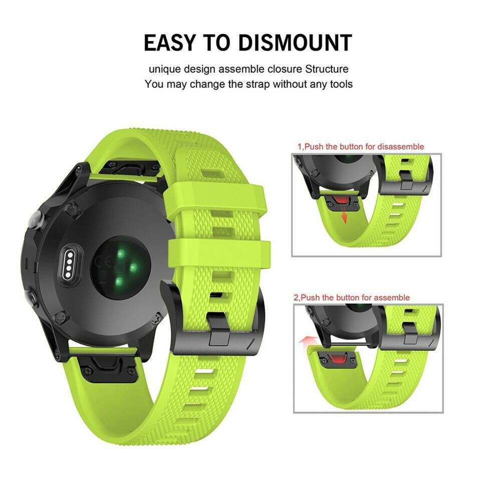 Tech-Protect Smooth Garmin Fenix 5 / 6 / 6 Pro / 7 (22mm) (Πράσινο)