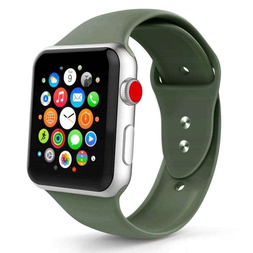 Tech-Protect Iconband λουράκι σιλικόνης για Apple Watch 42/44/45/49 mm (Army Πράσινο)