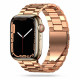 Tech-Protect Stainless Steel Bracelet για Apple Watch 42/44/45/49mm (Ροζ Χρυσό)