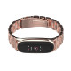 Tech-Protect Stainless Steel Watch Bracelet για Xiaomi Mi Band 5/6/6 nfc (Ροζ Χρυσό)