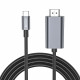 Tech-Protect Ultraboost καλώδιο HDMI σε USB-C M/M 2m (Μαύρο)
