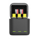 Telesin Φορτιστής Μπαταριών 3 θέσεων για GoPro Hero 11 / 10 / 9 με 3 Μπαταρίες (GP-BNC-902-B)