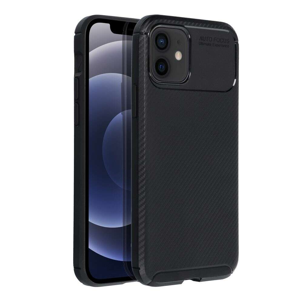 Θήκη Carbon Premium για Apple iPhone 12 / 12 Pro (Μαύρο)