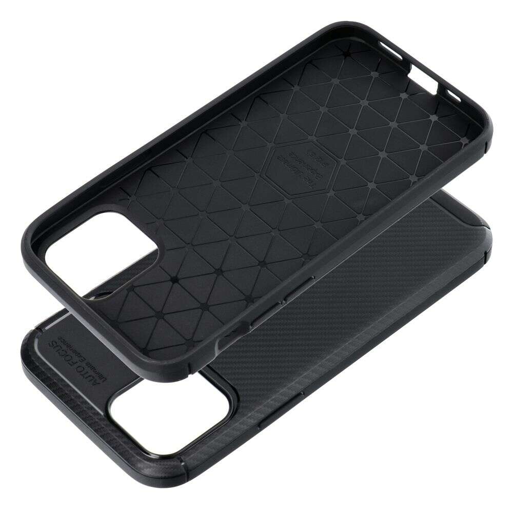 Θήκη Carbon Premium για Apple iPhone 12 / 12 Pro (Μαύρο)