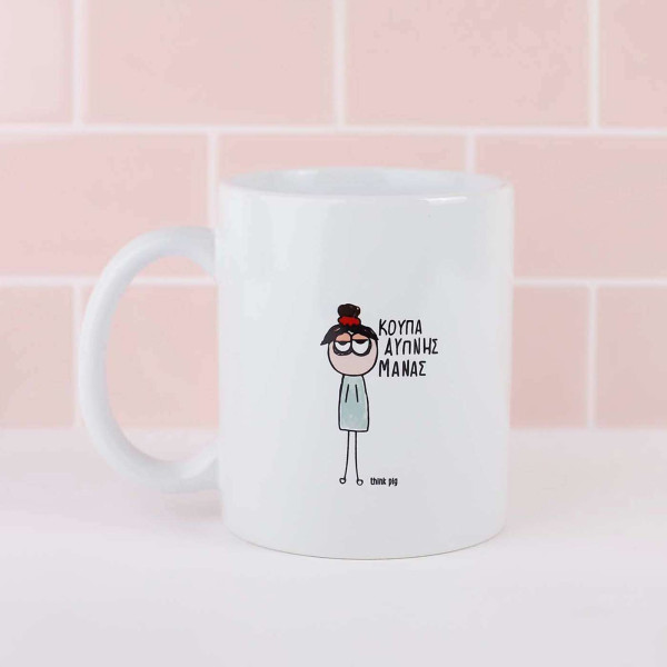 Think Pig Κούπα Πορσελάνης Άυπνης Μάνας 350ml