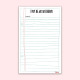 Think Pig Planner Αδίστακτο Μολύβι 50 σελίδων (13 x 20 cm)