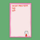 Think Pig Planner Γραμμένα 50 σελίδων (13 x 20 cm)