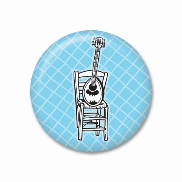 ThinkofGreece Μαγνητάκι 3.8cm Μπουζούκι