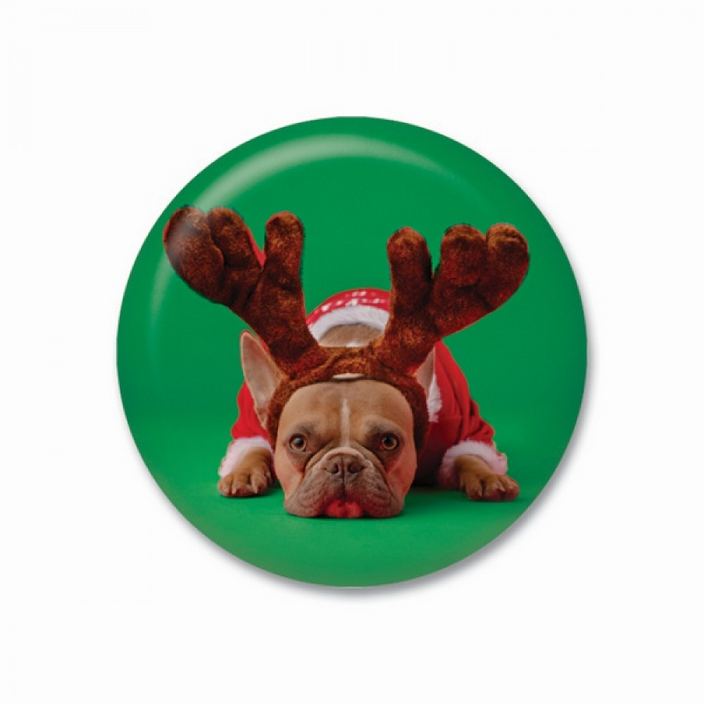 Thinkofme Christmas Μαγνητάκι 3.8cm Σκύλος