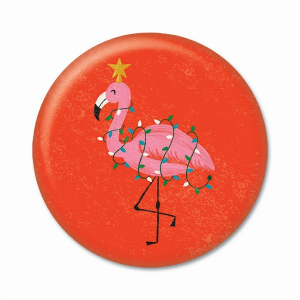 Thinkofme Christmas Μαγνητάκι 5.9cm Flamingo