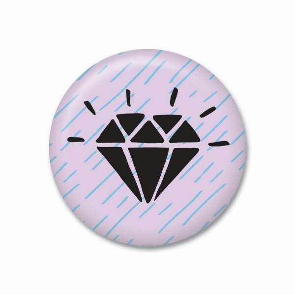 Thinkofme Μαγνητάκι 3.8cm Διαμάντι