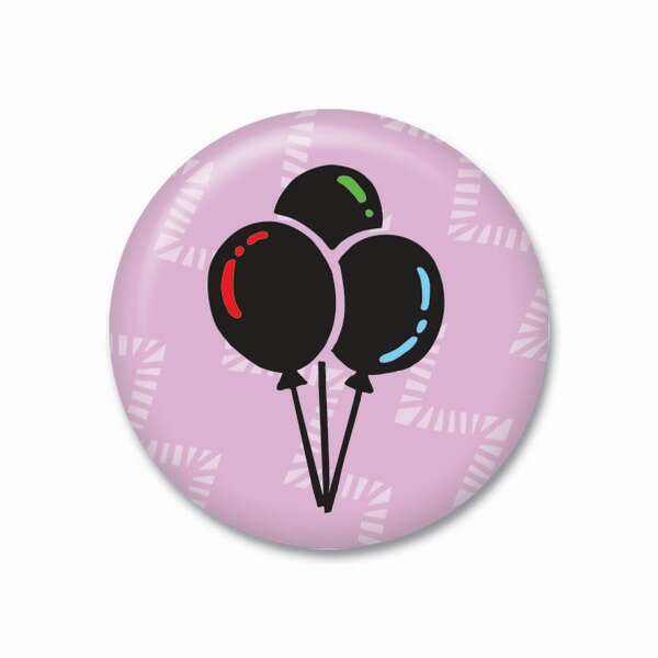 Thinkofme Μαγνητάκι 3.8cm Μπαλόνια