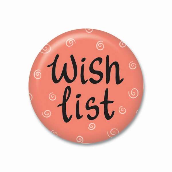 Thinkofme Μαγνητάκι 3.8cm Wish List